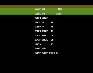 Sword of Saros screenshot 5 for Atari 2600